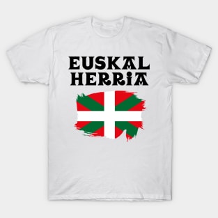 Euskal Herria Flag Basque Country Ikurrina T-Shirt